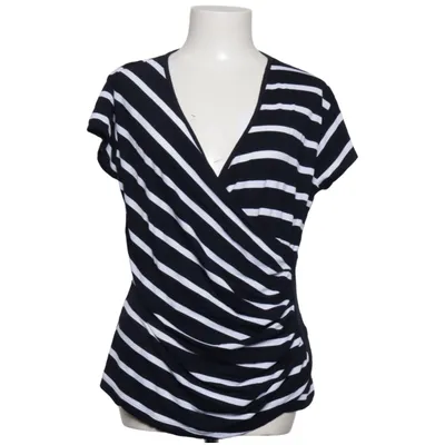 Wrap top (Blue, White) from Yachting Time Elastane, Viscose