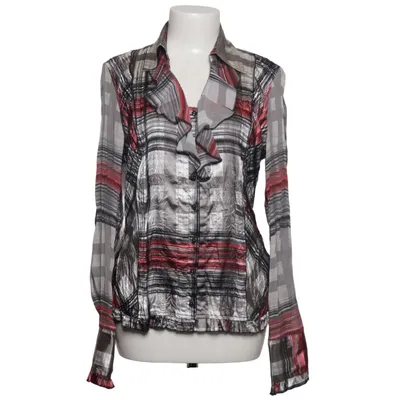 Blouse (Black, White, Red) from Biba Polyester
