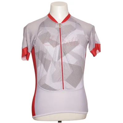 Bicycle shirt (Gray, Red, White) from Castelli Elastane, Polyester