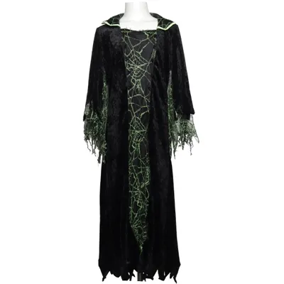 Fancy dress (Black, Green) from Fries Polyester