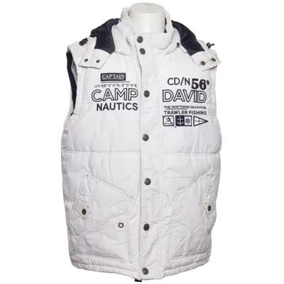 Outdoor vest (Wit, Blauw) van Camp David Blue Katoen, Polyamide, Polyester