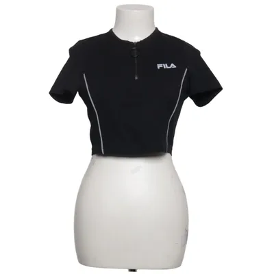 Sports top (Black) from Fila Cotton, Elastane