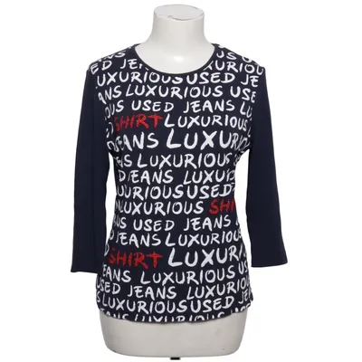 Långärmad t-shirt (Blå, Flerfärgad) från Biba Elastan, Viskos