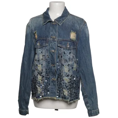 Denimjakke (Blå) fra Denim Bomuld