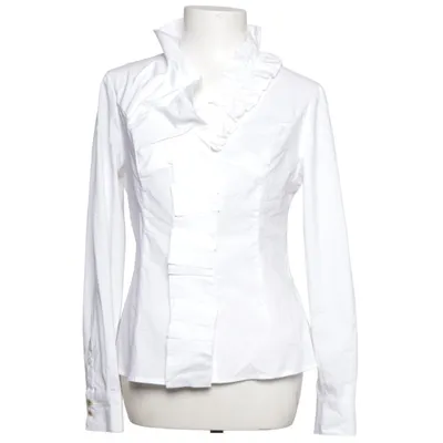 Blouse (White) from Tuzzi Cotton, Elastane, Polyester