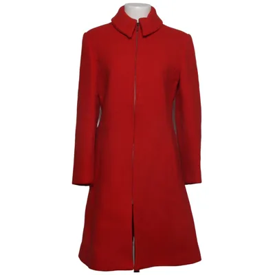 Jas (Rood) van Alain Manoukian Polyamide, Wol