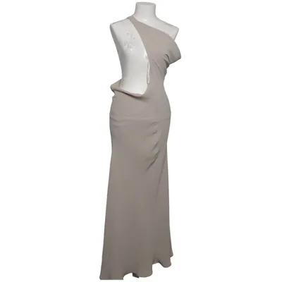 Maxi dress (Beige) from Mango Polyester
