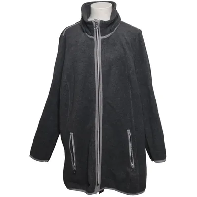Fleece jacket (Gray) from Collection L. Polyester