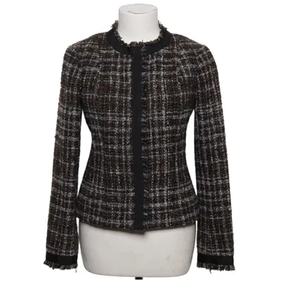 Jacket (Black, Gray, White) from Brooks Brothers Acetate, Acrylic, Polyester, Wool