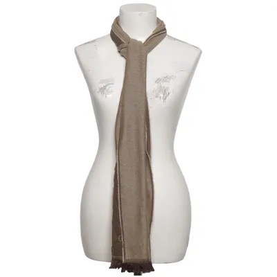 Scarf (Beige, Brown) from Valentino Silk