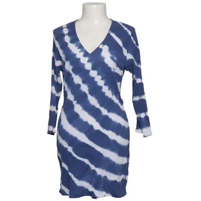 Wrap dress (Blue, White) from Joelle Cotton