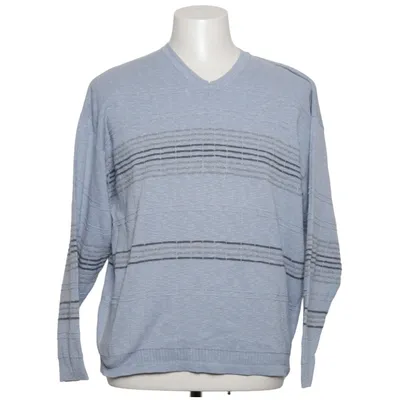 Pullover (Blue, Gray) from Hajo Acrylic, Cotton