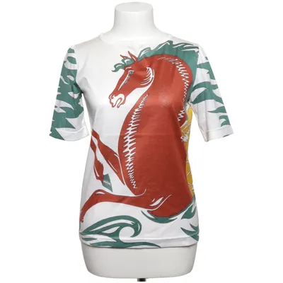 T-shirt (Blanc, Multicolore) de Hermès Coton