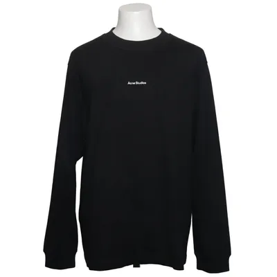 Langarmshirt (Schwarz) von Acne Studios Baumwolle