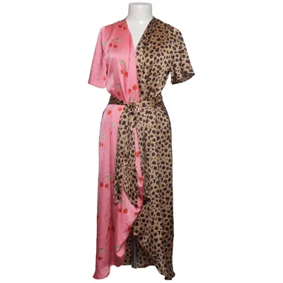 Omlottklänning (Brun, Rosa, Flerfärgad) från Never Fully Dressed Polyester