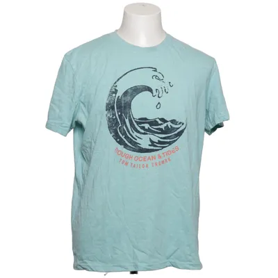T-shirt (Bleu) de Tom Tailor Coton, Polyester