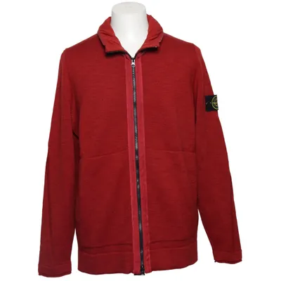 Hættetrøje (Rød) fra Stone Island Polyamid, Uld