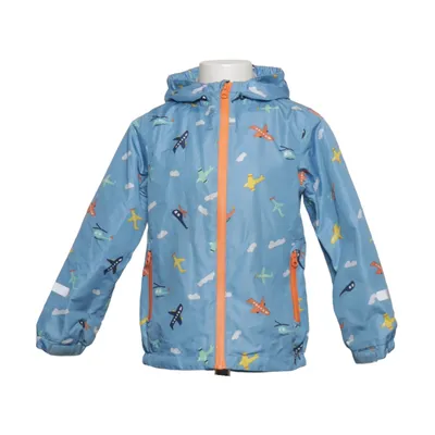 Regnjakke (Blå, Flerfarvet) fra Pocopiano Bomuld, Genanvendt polyester, Viscose