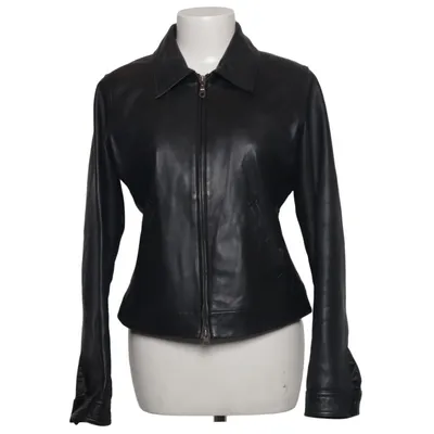 Veste en cuir (Noir) de Aust Cuir, Polyester