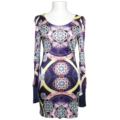 Dress (Purple, Yellow, Multicolored) from Custo Barcelona Viscose