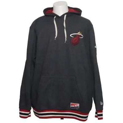 Hoodie (Gray, Red, Multicolored) from New Era Cotton, Polyester