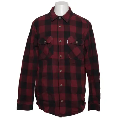 Flannel skjorte (Rød, Sort) fra Nikin Bomuld