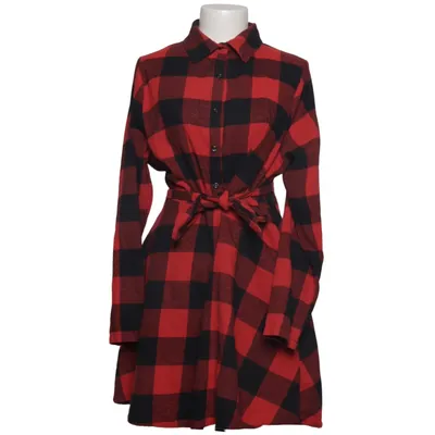 Shirt dress (Red, Black) from Fancyinn Cotton, Polyester