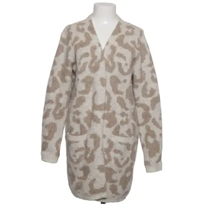 Cardigan (Beige, White) from Bloom Alpaca wool, Elastane, Merino wool, Polyamide