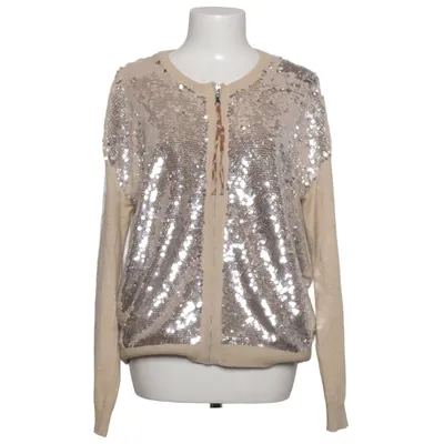 Jakke (Beige, Sølv) fra My Twin Twinset Bomuld, Polyester, Viscose