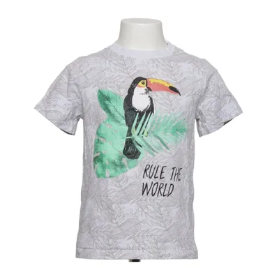 T-shirt (Gray, Green) from Coccodrillo Cotton, Elastane