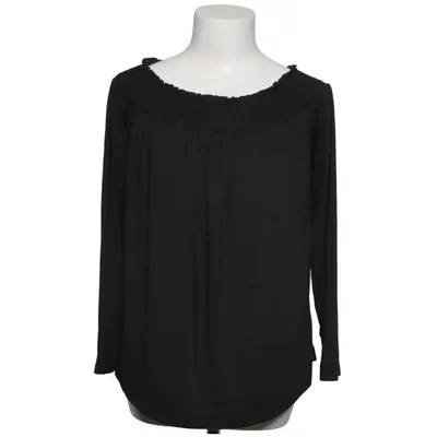 Blouse (Black) from Zanzea Elastane, Polyester