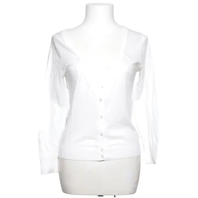 Cardigan (Hvid) fra Abercrombie & Fitch Bomuld