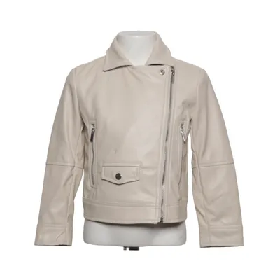 Bikerjack (Beige) van Idexe Polyester, Polyurethaan