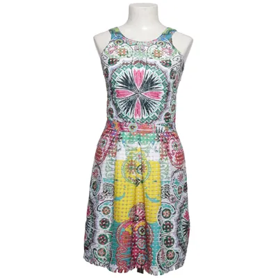 Dress (White, Multicolored) from Cavalli Class Polyester