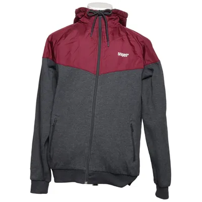 Huvtröja (Grå, Röd) från Snipes Bomull, Polyester