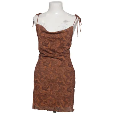 Klänning (Brun) från Bershka Elastan, Polyester