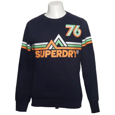Sweatshirt (Blue, Multicolored) from Superdry Cotton, Polyester