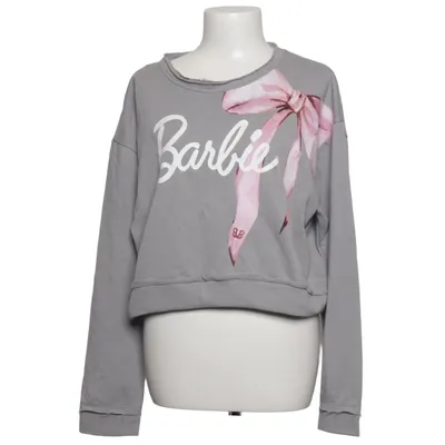 Sweatshirt (Grå, Pink, Hvid) fra Barbie Bomuld, Polyester