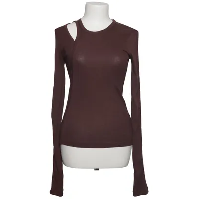 Top (Bruin) van Helmut Lang Katoen