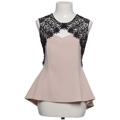 Peplum top (Beige, Black) from Pittarello Elastane, Polyester