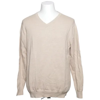 Pullover (Beige) from Strokesman's Cashmere, Cotton