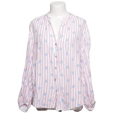 Blus (Vit, Flerfärgad) från Elegance Bomull