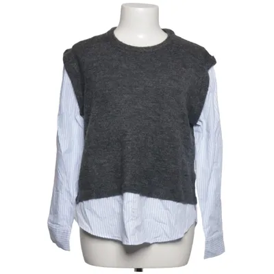 Pull sans manches (Gris, Bleu, Blanc) de Up2Fashion Acrylique, Coton, Élasthane, Polyamide