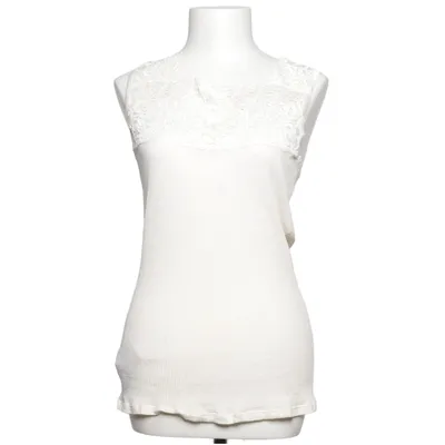 Débardeur (Beige, Blanc) de Pompadour Élasthane, Polyamide, Soie, Laine