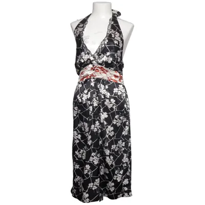 Halterneck dress (Black, White) from Jonathan Martin Elastane, Polyester