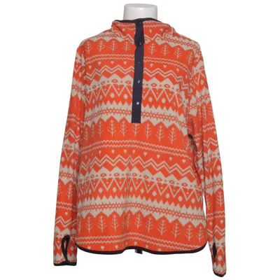 Fleece sweater (Orange, White) from Tchibo Polyester