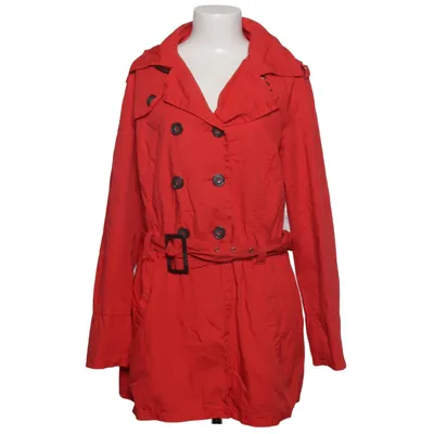 Trench coat (Red) from NKD Cotton, Polyester