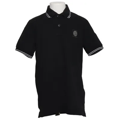 Polo shirt (Black) from Stone Island Junior Cotton, Elastane, Polyester