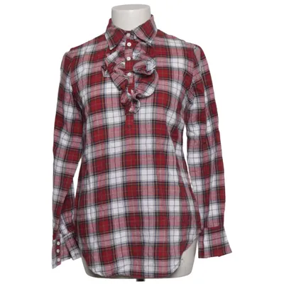 Flannel shirt (Red, White, Blue) from Brigitte von Boch Cotton, Elastane