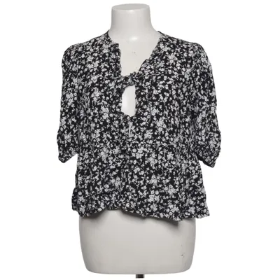 Blouse (Noir, Blanc) de Ganni Viscose